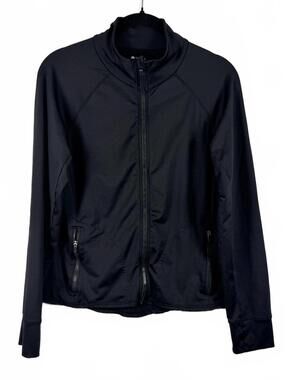 NWOT! Z by Zella Black Full Zip Athletic Track Running Jacket - Girls XL (14/16)